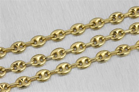 gucci mens chain necklace|Gucci link gold chain necklace.